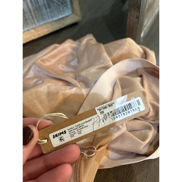 Skims Barely There High Waisted Brief Clay Womens Size XXS - Picture 6 of 6